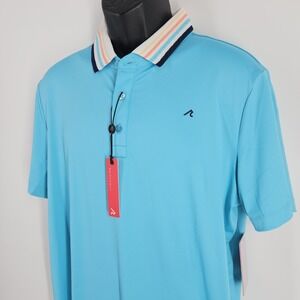 New Redvanly Mael Curacao Polo Golf Performance Stretch Shirt Size XLarge
